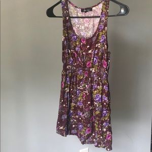 Forever 21 floral tank mini dress